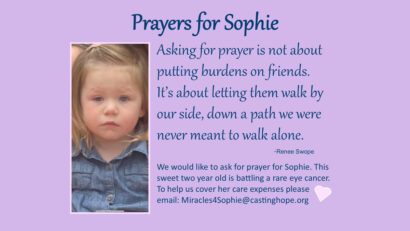 Prayers for Sophie